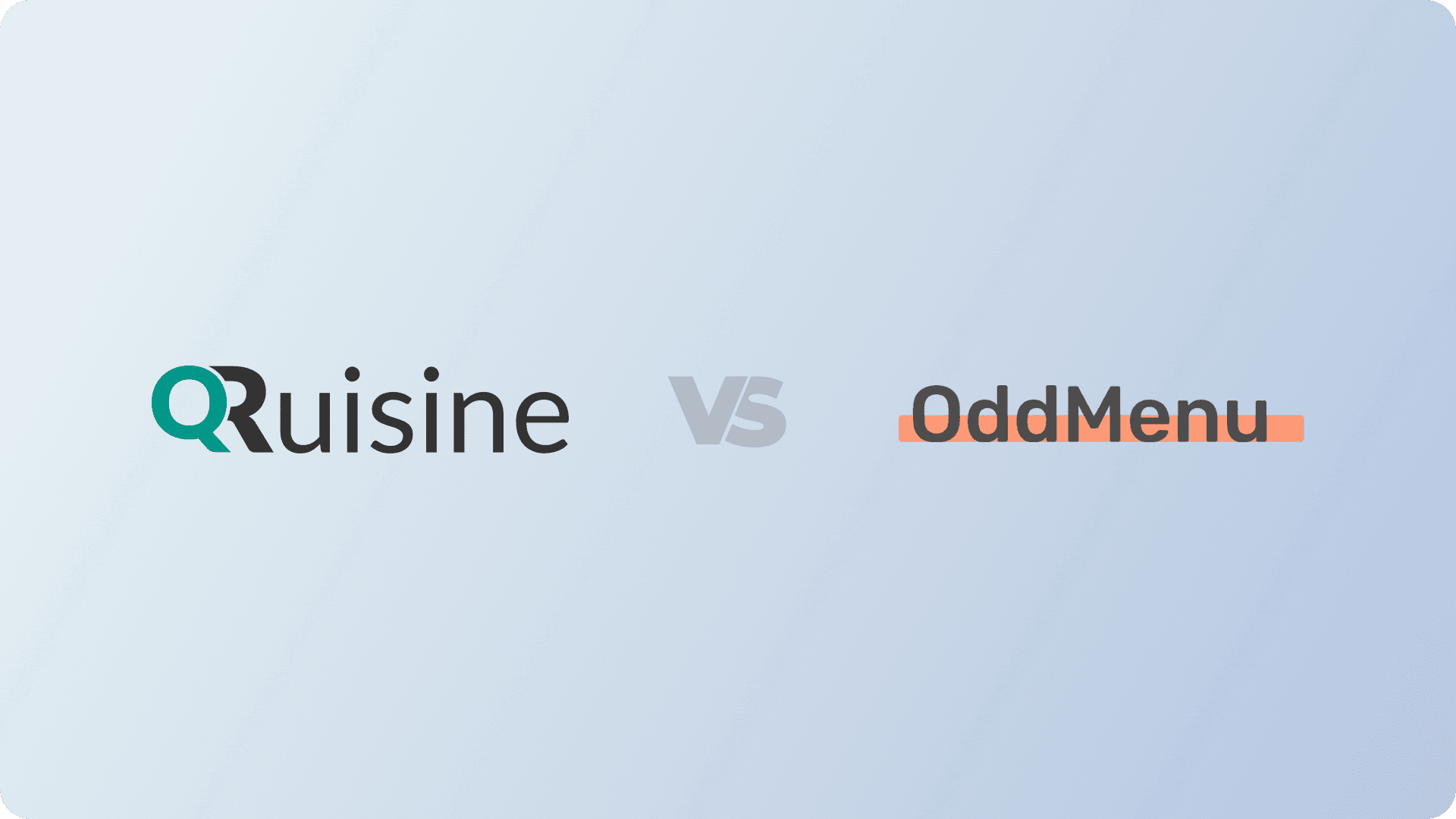 QRuisine vs OddMenu